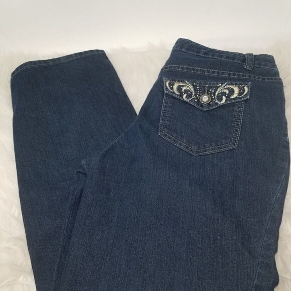 Christopher and Banks Blingy Jeans. Size 10. - Picture 11 of 13